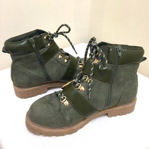ASOS Combat Chunky Moto Military Ankle Hiker Boot EXCELLENT CONDITION!Size 6W
